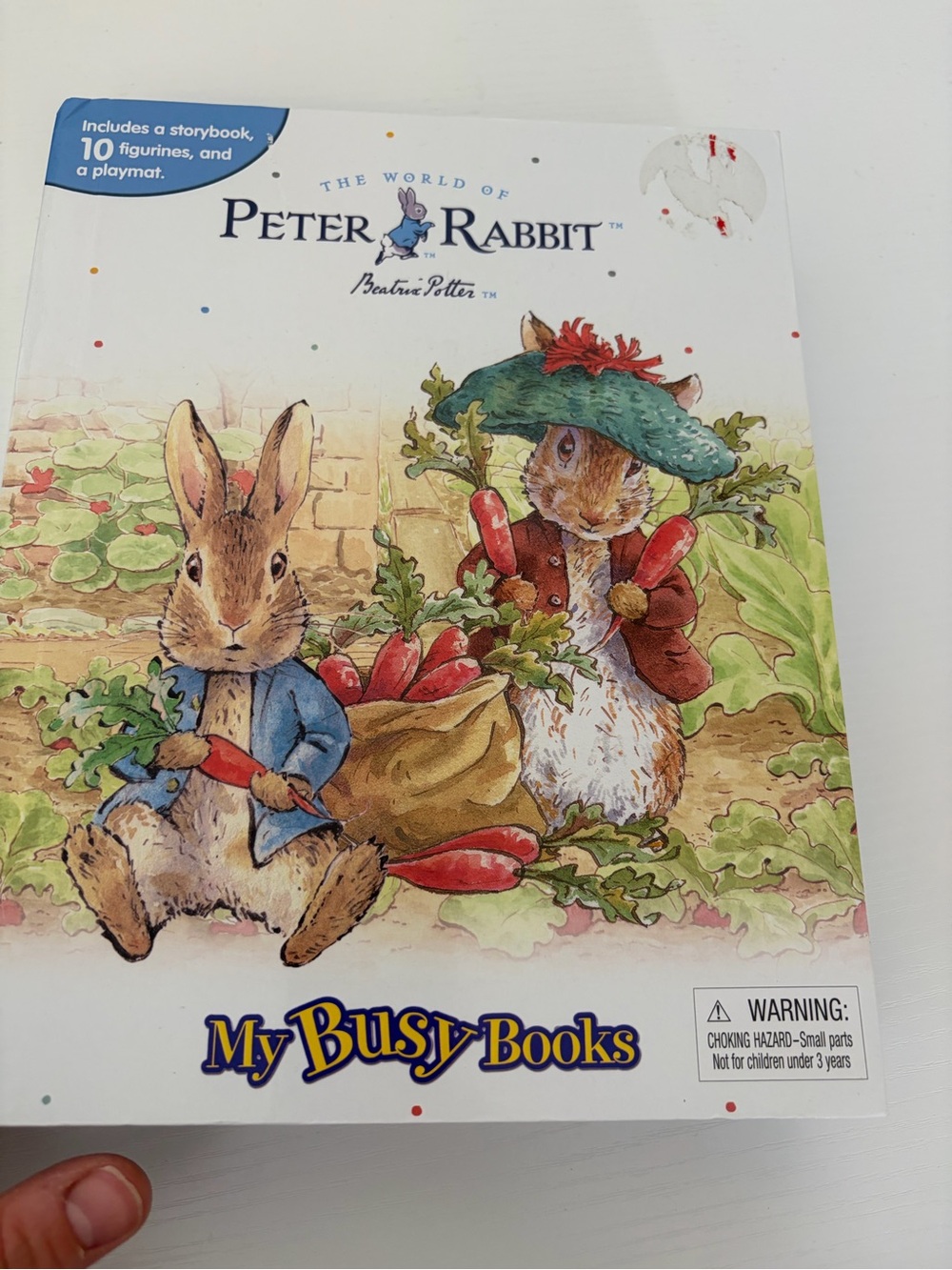 Peter rabbit busy book- with map and toys